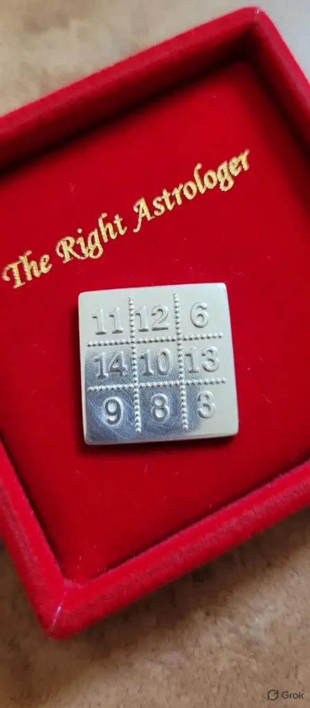 Shukra Yantra (Pure Silver)